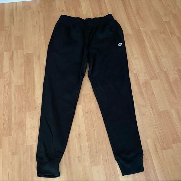 Champion Reverse Weave Black Sweatpants Size Large NWOT - Picture 1 of 6
